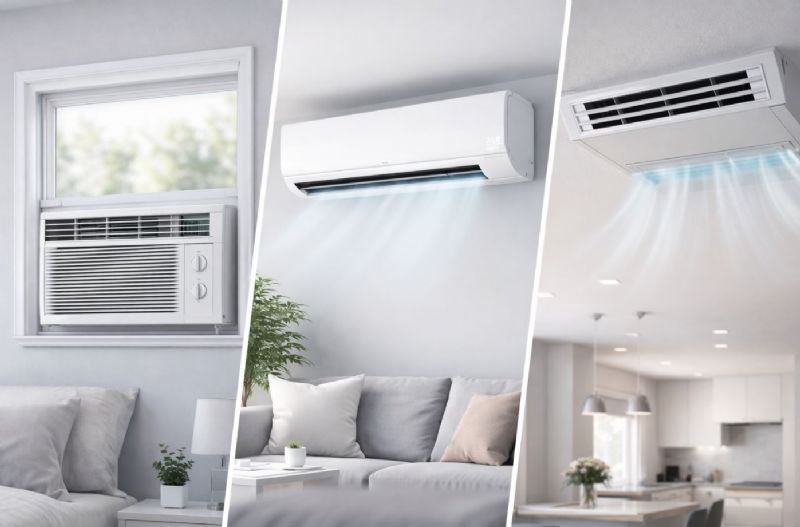 窗型冷氣、壁掛式冷氣、吊隱式冷氣怎麼選？完整比較指南